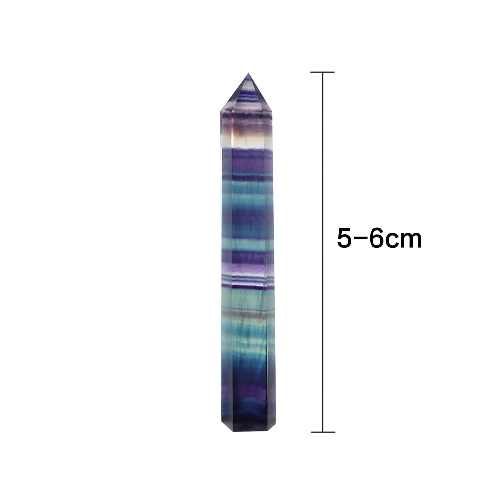 Natural Fluorite Crystal Point