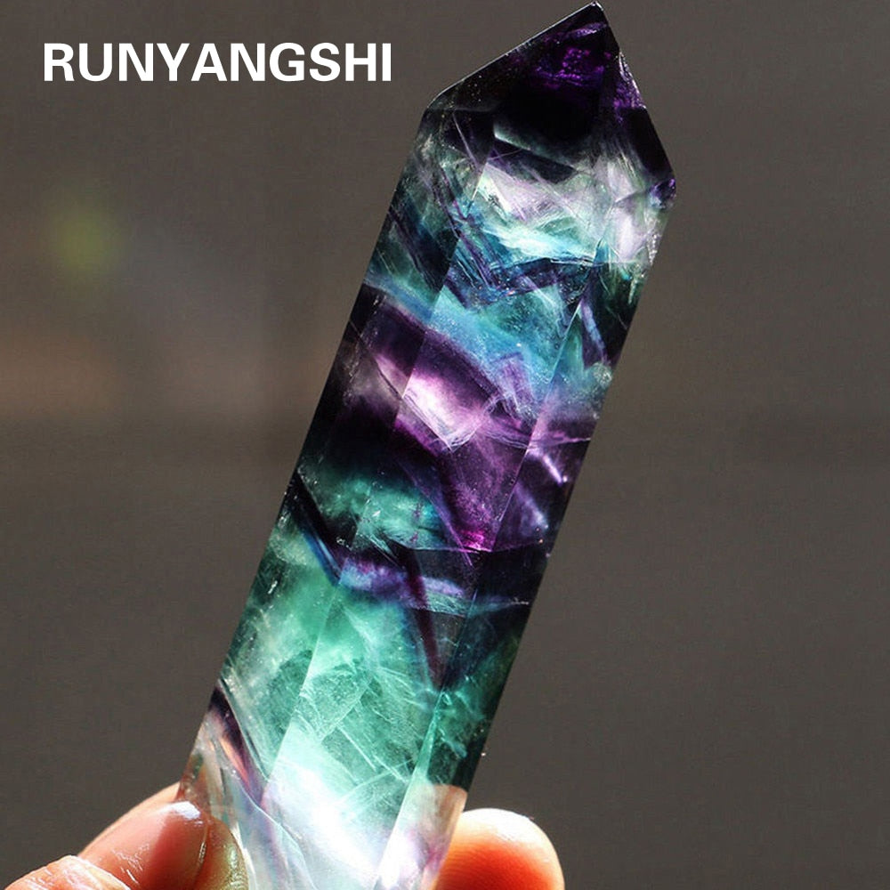 Natural Fluorite Crystal Point